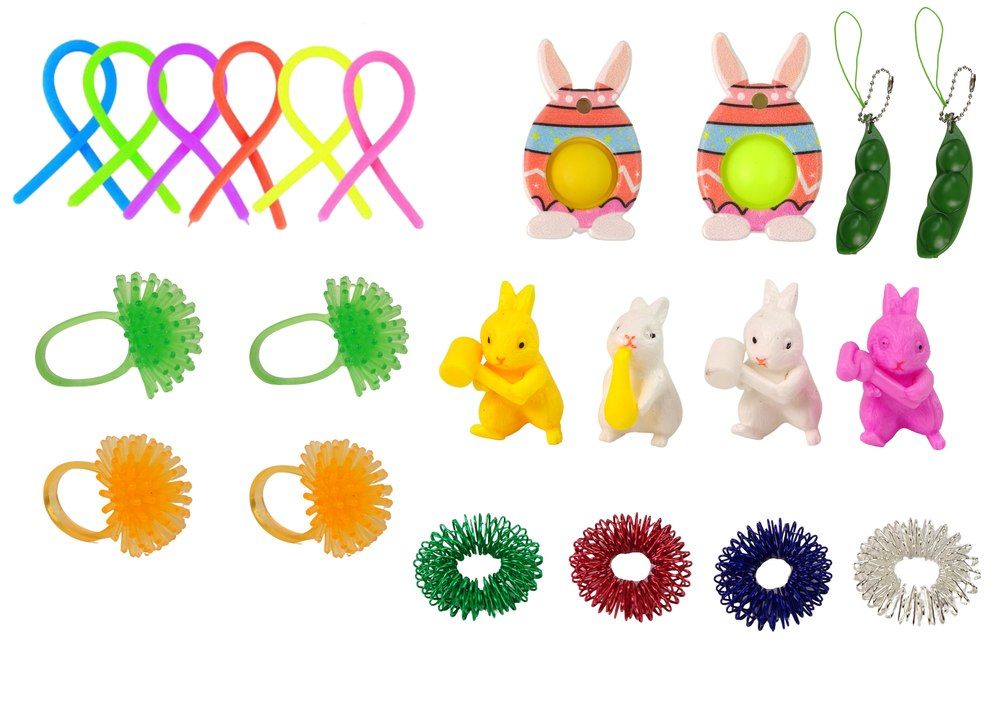 Zestaw Zabawek Wielkanocnych Fidget Toys Antystresowe 29 Elementów