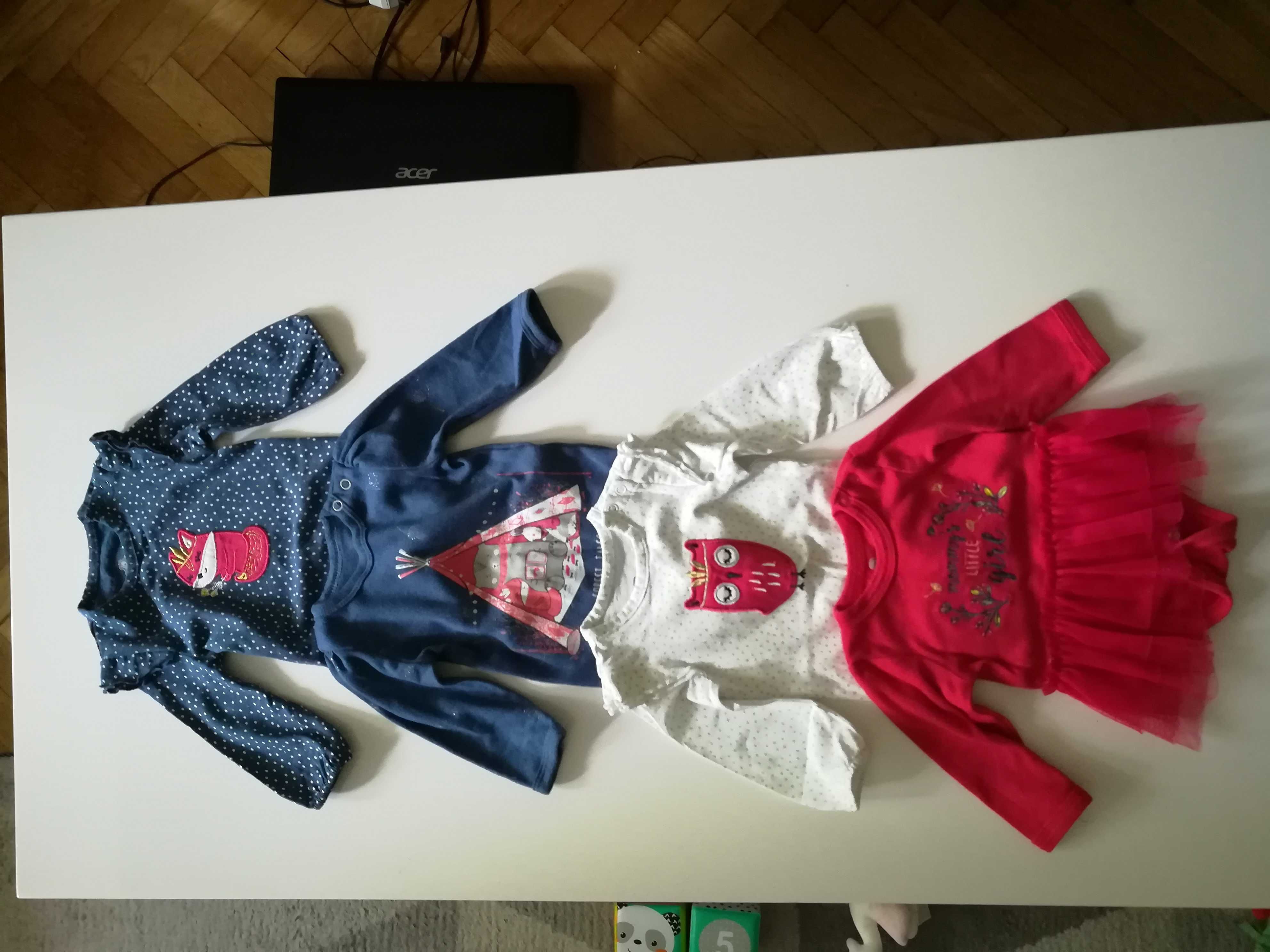 Ubranka dla dziewczynki rozmiar 62