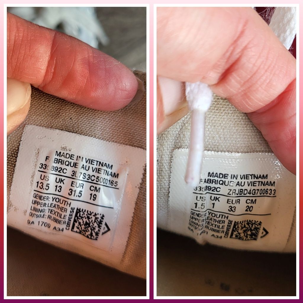 Converse  кеди конверс джинсові 30 шкіряні 31  31.5 33 унісекс