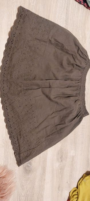 Spódniczka  146 rozmiar szara, ażur