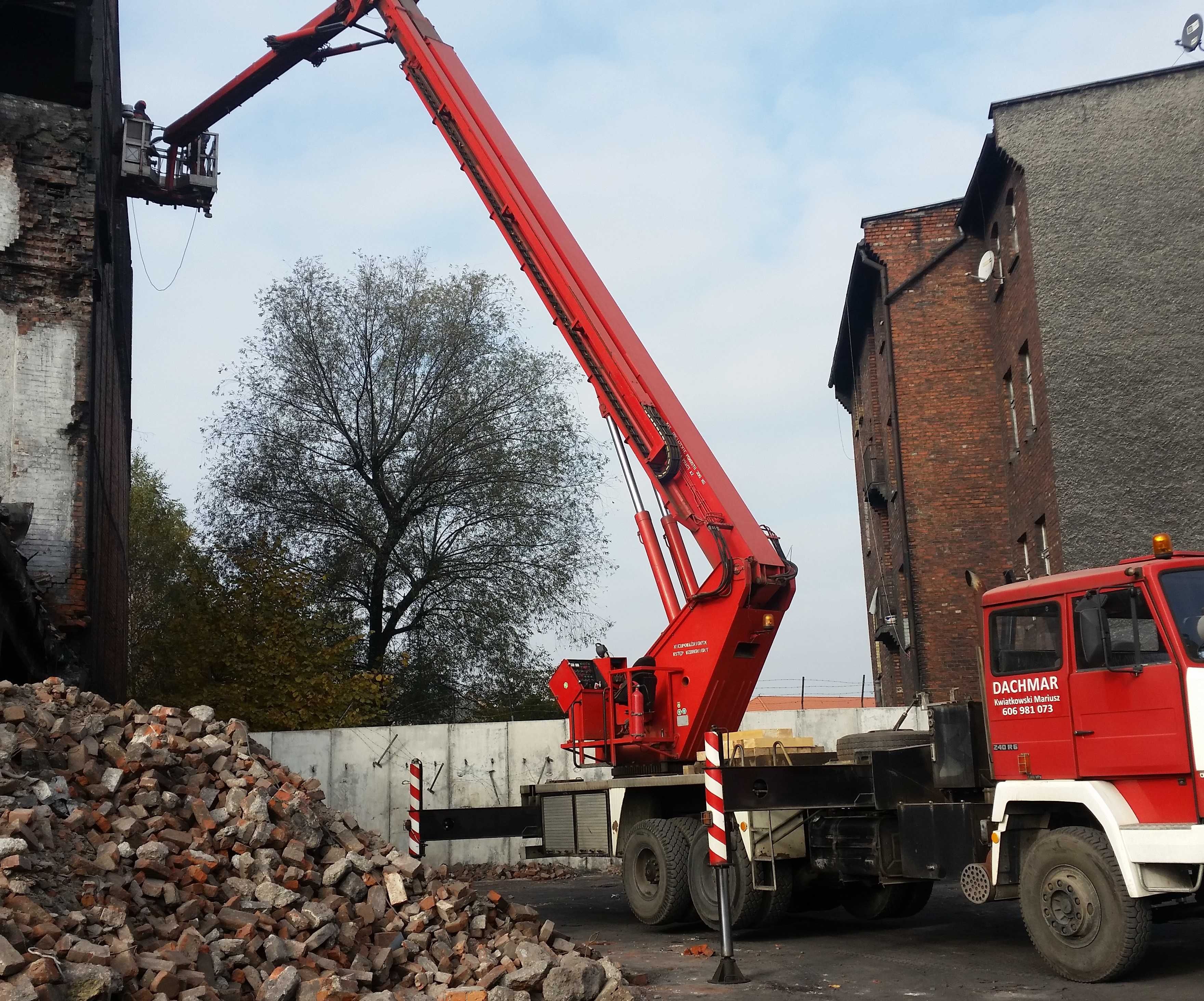 Podnośnik koszowy 4x6 zwyżka bumar 42m  wumag bronto  ruthmann zamiana