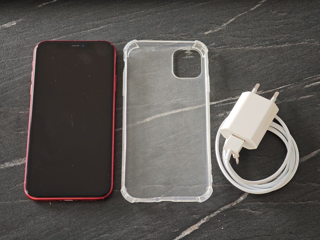 Iphone 11 64GB Czerwony (Product Red) - Nowa bateria!