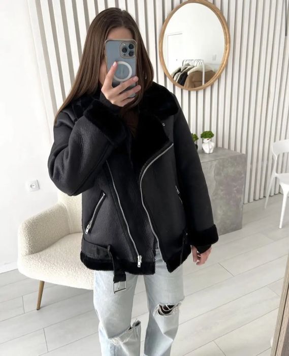 Нова куртка авіатор Страдіваріус