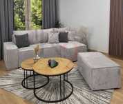 Narożnik Fabio Sofa Kanapa  Łóżko z  Funkcją spania Pojemnik +Gratis