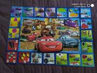 Auta Cars interaktywne puzzle quiz 5x7