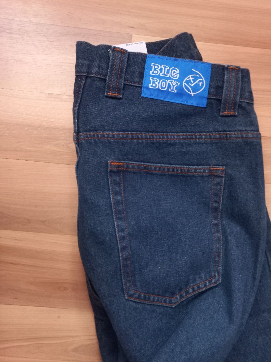 Baggy spodnie polar big boy skate M pasuja na L i XL nowe