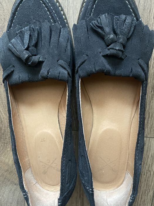 Замшеві лофери CCC 37р.