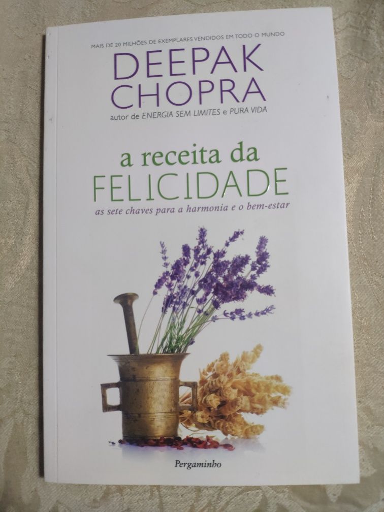 Livro Deepak Chopra - A receita para a felicidade