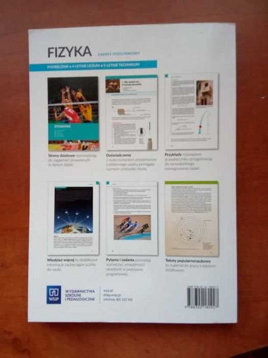 Podręcznik "Fizyka 1", Wsip, podstawa