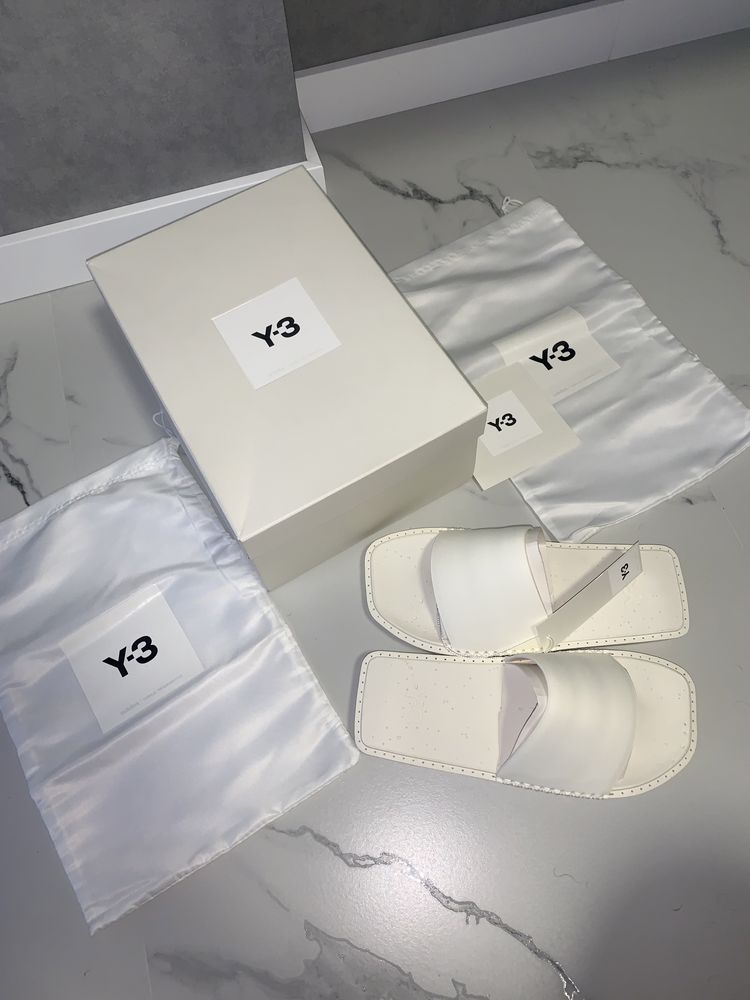 Тапочки Adidas Y-3 Water Slides White. Ориг. Новые.