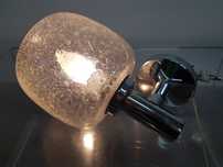Kinkiety Chrom Bauhaus Vintage Lata 70 - 2 sztuki
