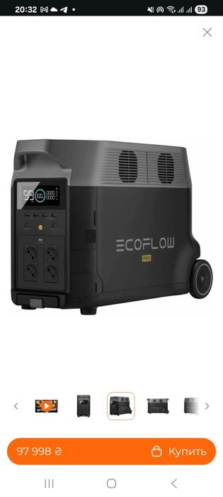 Зарядна станція EcoFlow DELTA Pro