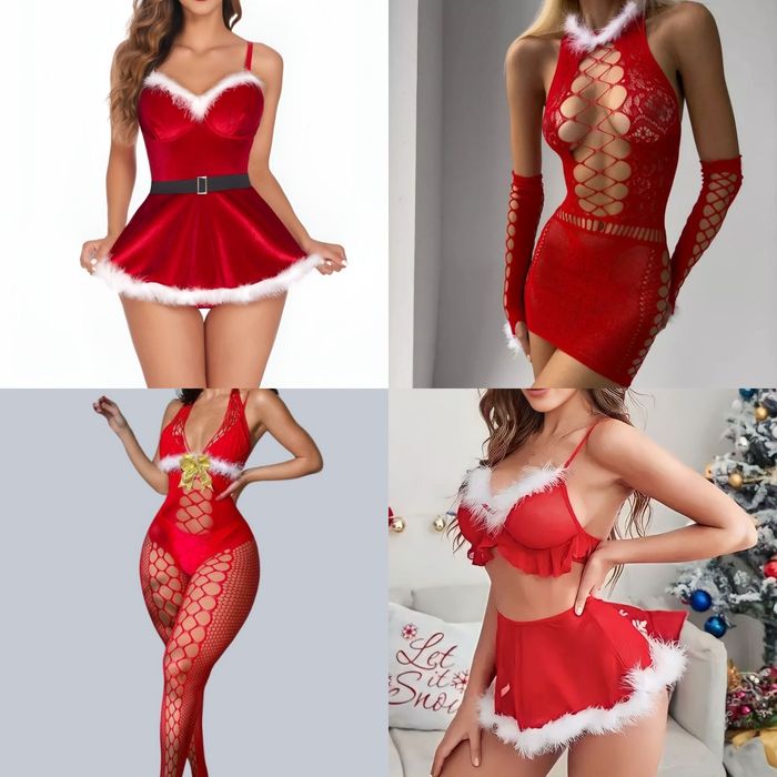 Еротичний рольовий костюм Снігуронька, эротический костюм Снегурочка