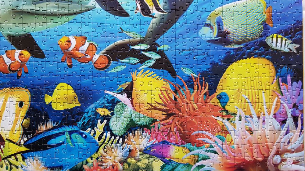 Пазл Pazzle Підводний світ (1000 елементів). 68х48 см. В коробці!