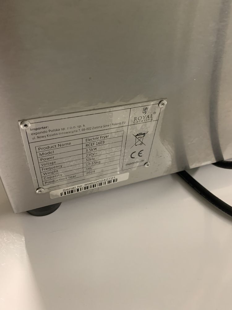 Nowa Frytownica elektryczna - 16 l