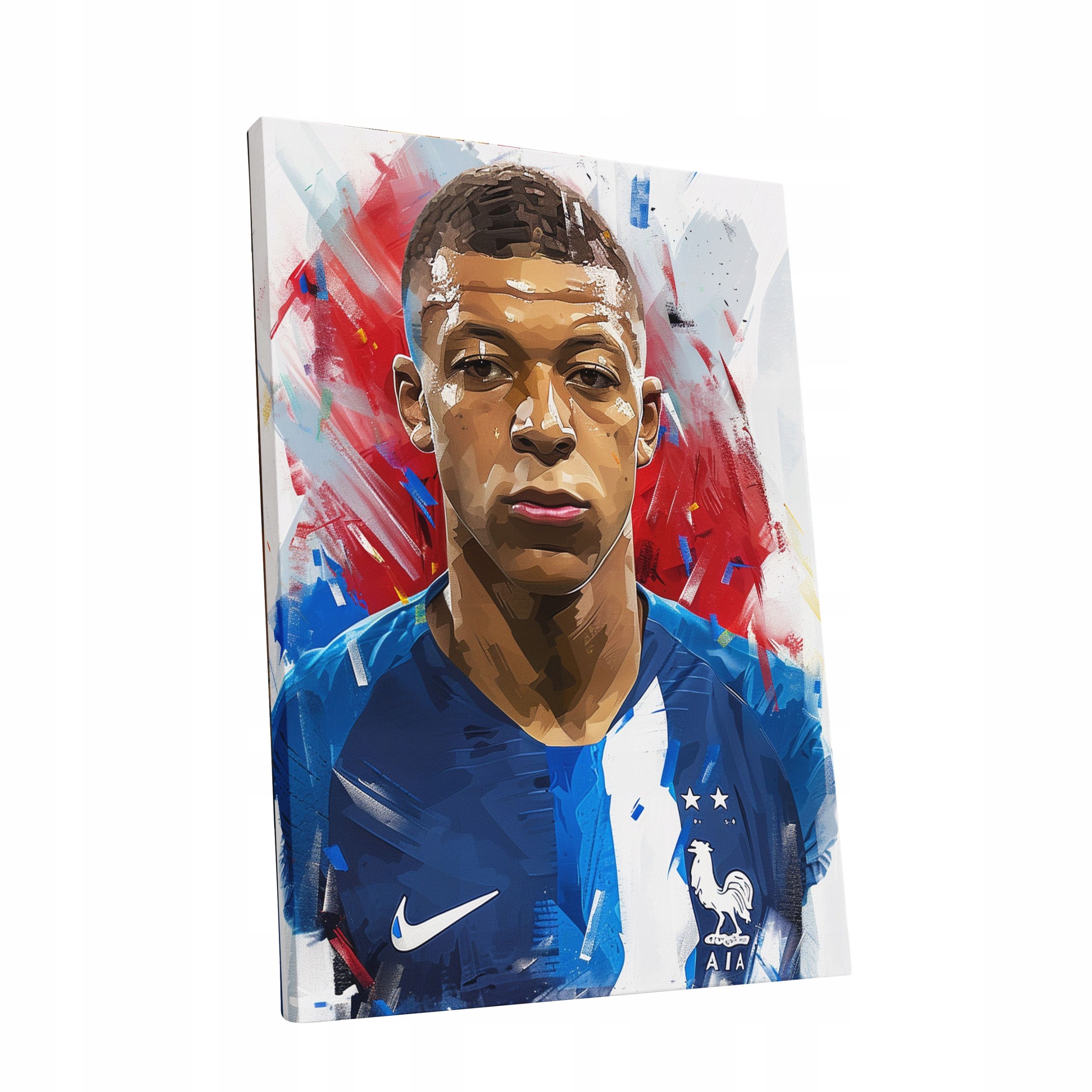 Portret Kyliana Mbappé na płótnie 45x60 cm - Nowoczesna Dekoracja