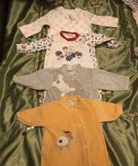 Pack 4 babygrows  3 da pre natal e 1 da maiorista(0 aos 3)