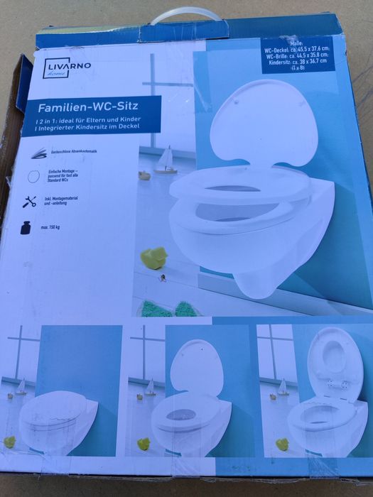 Сиденье на унитаз двойное от Livarno