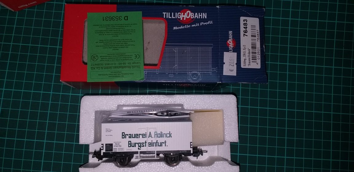 2 vagoes HO TiligOHbahn