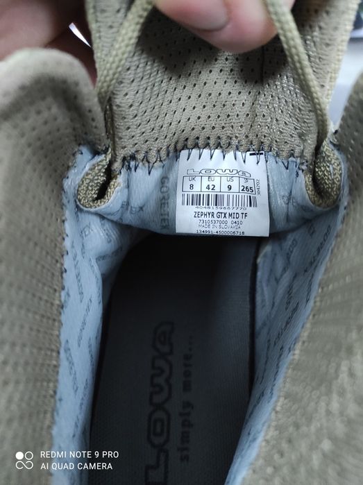 ОРИГІНАЛ 100% Кросівки Черевики Lowa ZEPHYR GTX MID TF 42