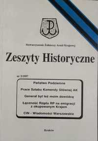 Zeszyty historyczne -Stowarzyszenie Żołnierzy AK  - 2/1997