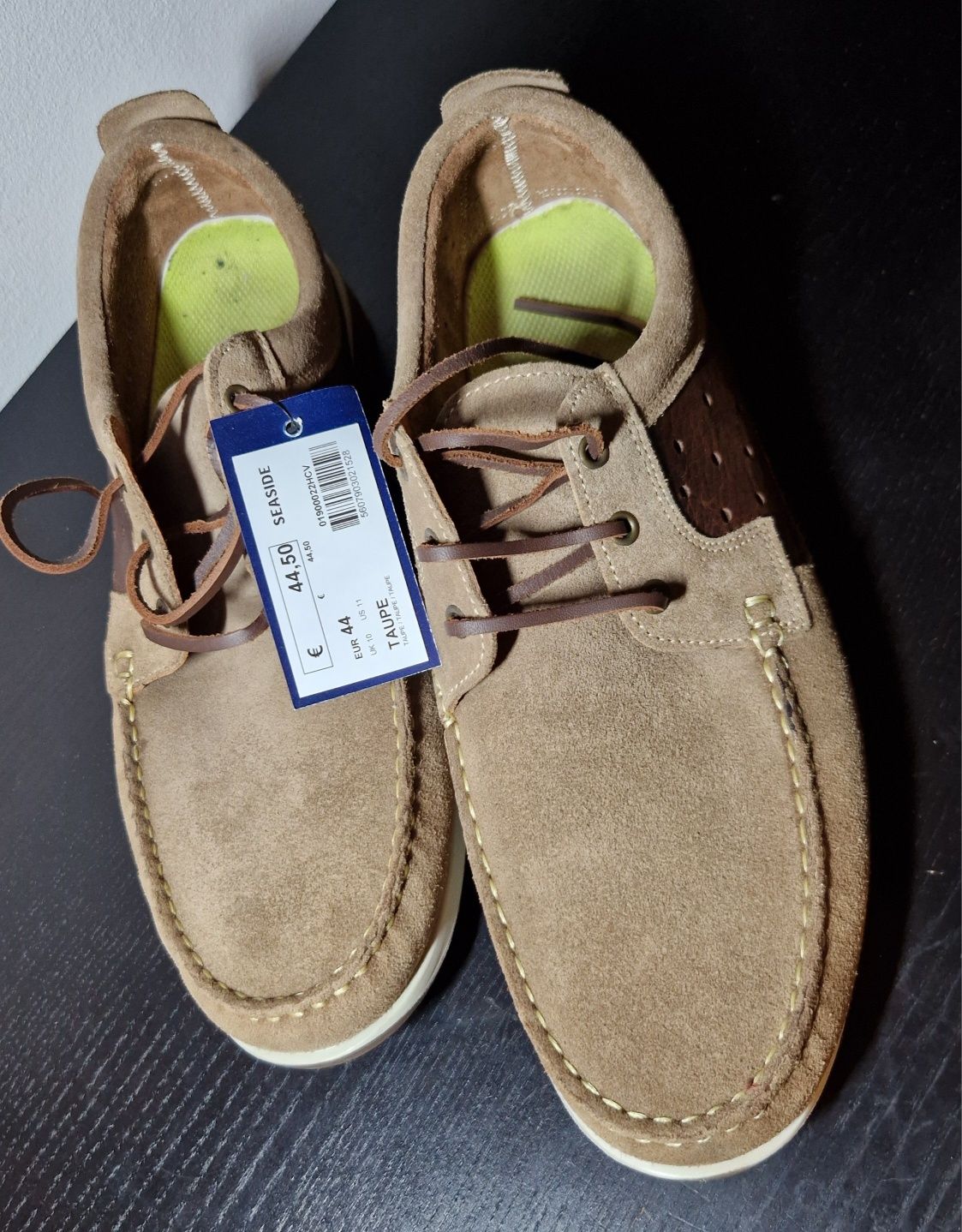 Sapatos de vela Mocasines em camurça
Pele natural puro de altíssimo qu