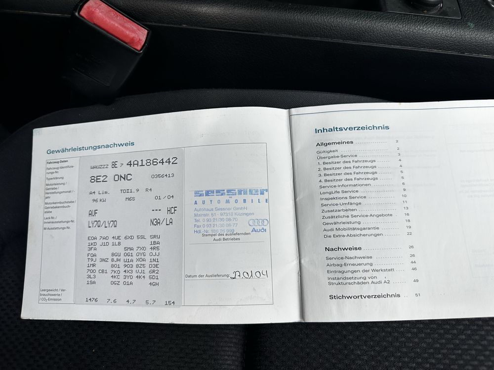 Audi A4 b6 1.9tdi 2004r.