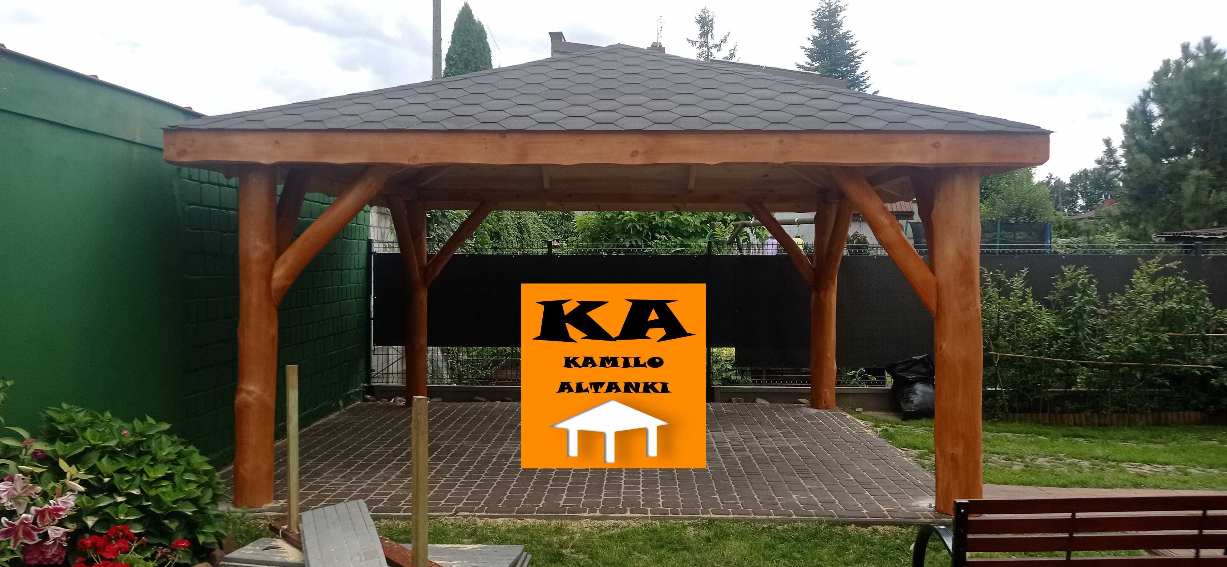 Altanka z bala Altana Altanki Altany Ogrodowa