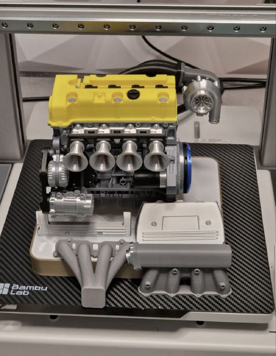 Реалістичні моделі двигунів K20a та SR20DET