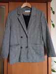 Żakiet blazer marynarka w kratę na 158 cm