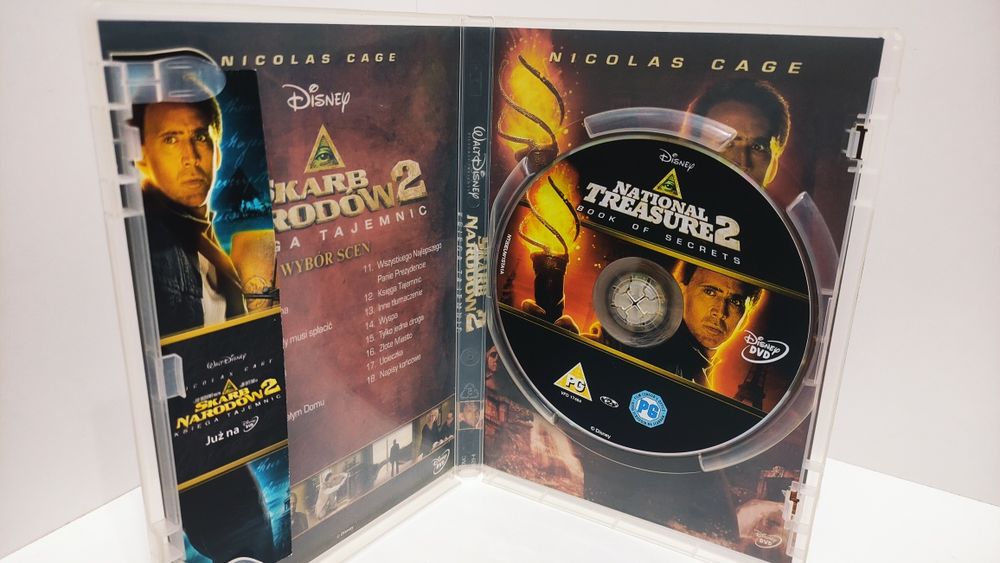 Skarb Narodów 2 Księga Tajemnic DVD Disney