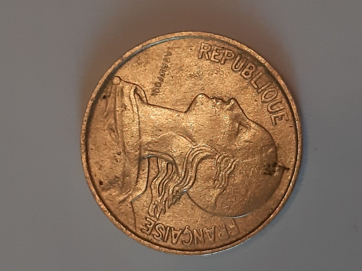 10 centimes centymów 1969rok odwrotka