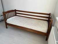 Ліжко дитяче 190х80 з натурального дерева з матрацом та 2-ма шухлядами