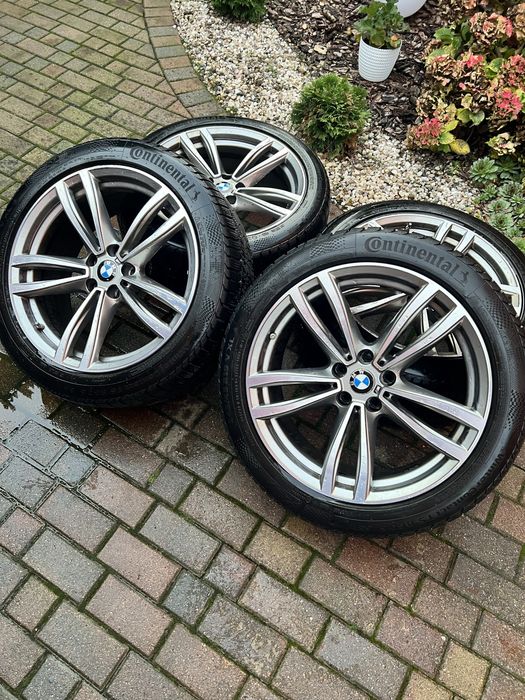 Koła felgi bmw OEM 19” styling 647 opony Zimowe 5x112 G11 G12 G30 G20