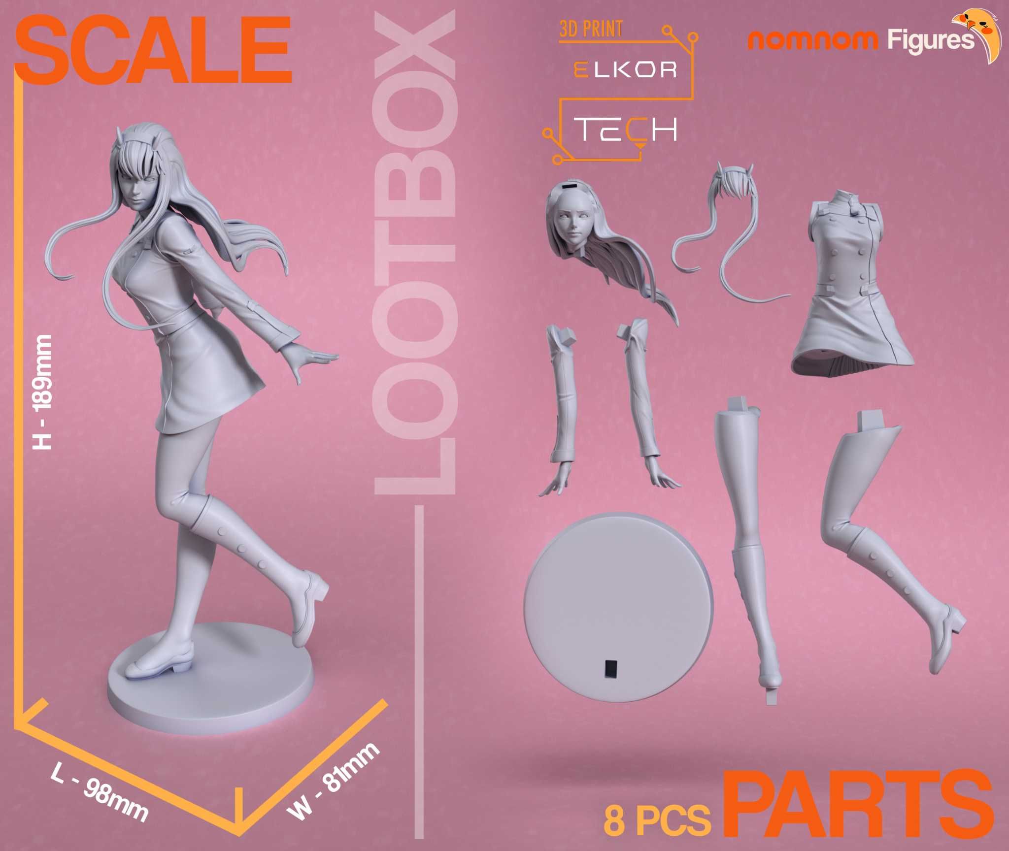 Figurka Zero Two z Darling in the FRANXX