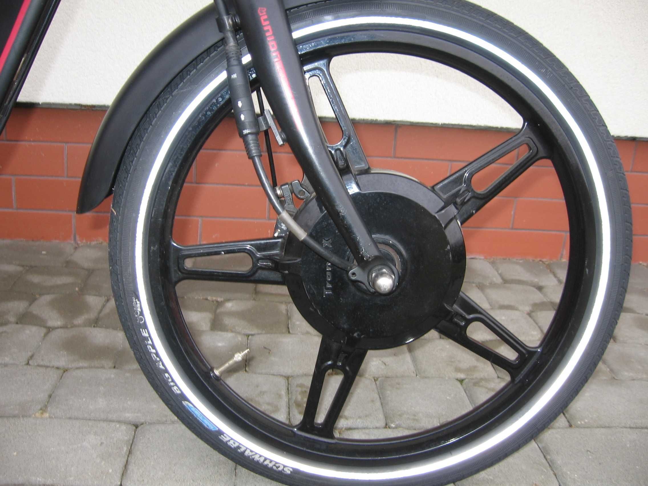 Rower elektryczny Union Eagle - osprzęt Tranz X-koła 20"- brak baterii