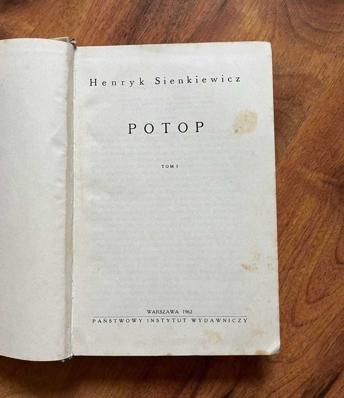 Seria książek Henryka Sienkiewicza 1962r.