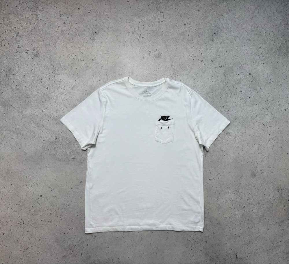 Мужская Футболка Nike Air Swoosh Белая Оригинал Drill L-XL