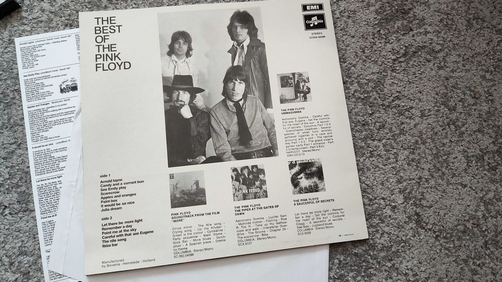 Płyta winyl The Best Of The Pink Floyd - Columbia transparent - unikat