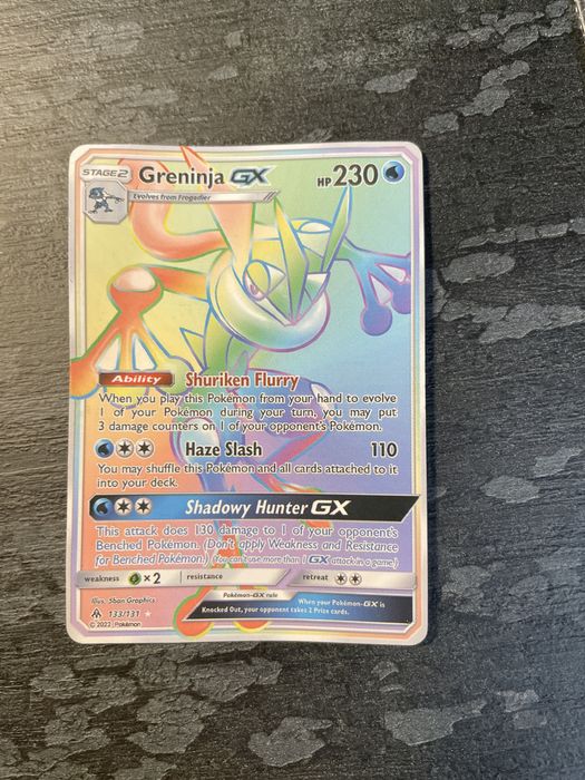 Картка Pokémon, назва Greninja