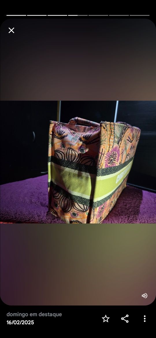 Mala tote bag grande e nova