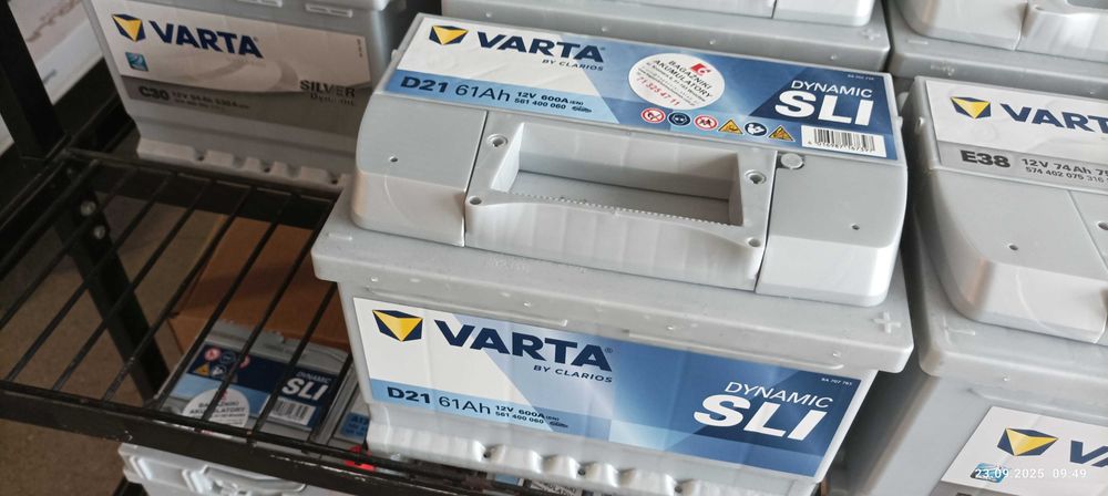 Oryginalny akumulator Varta Silver D21 61Ah 600A Wrocław
