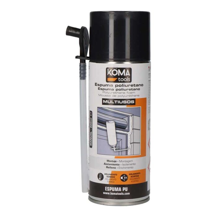 Espuma poliuretano com cânulano 300 ml
