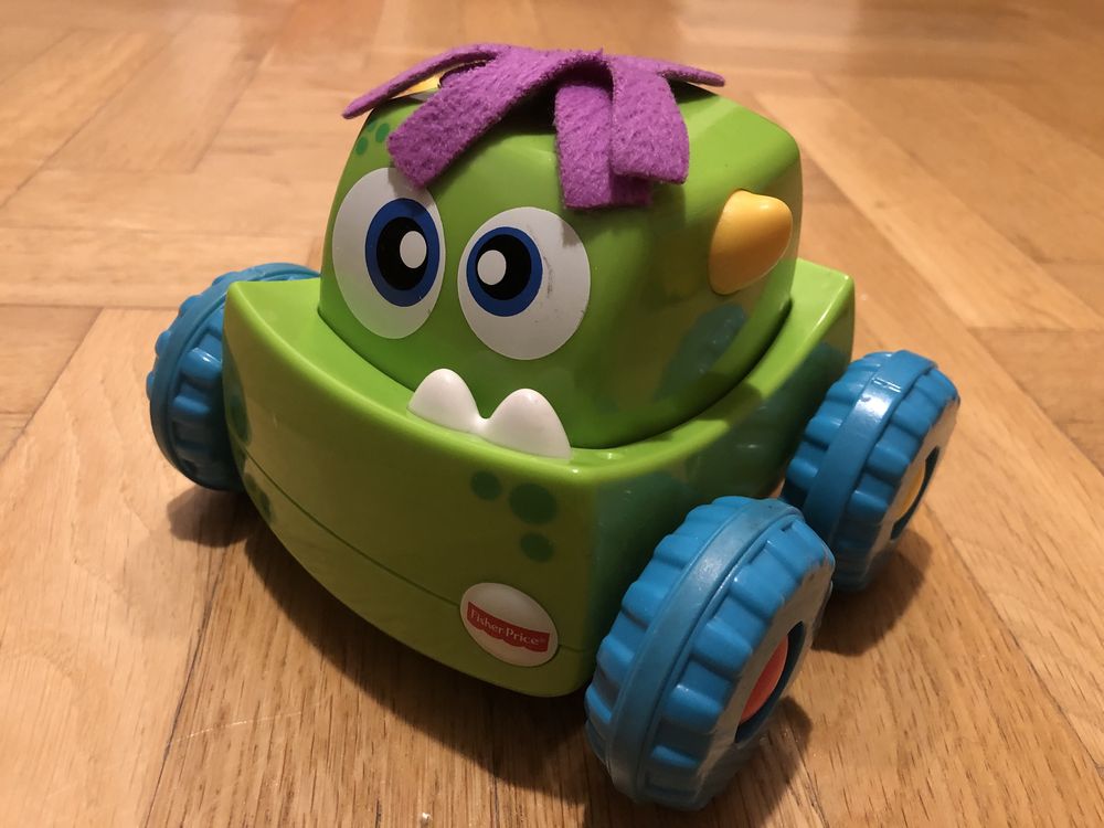 Fisher-Price Odjazdowy Stworek Naciśnij Jedź