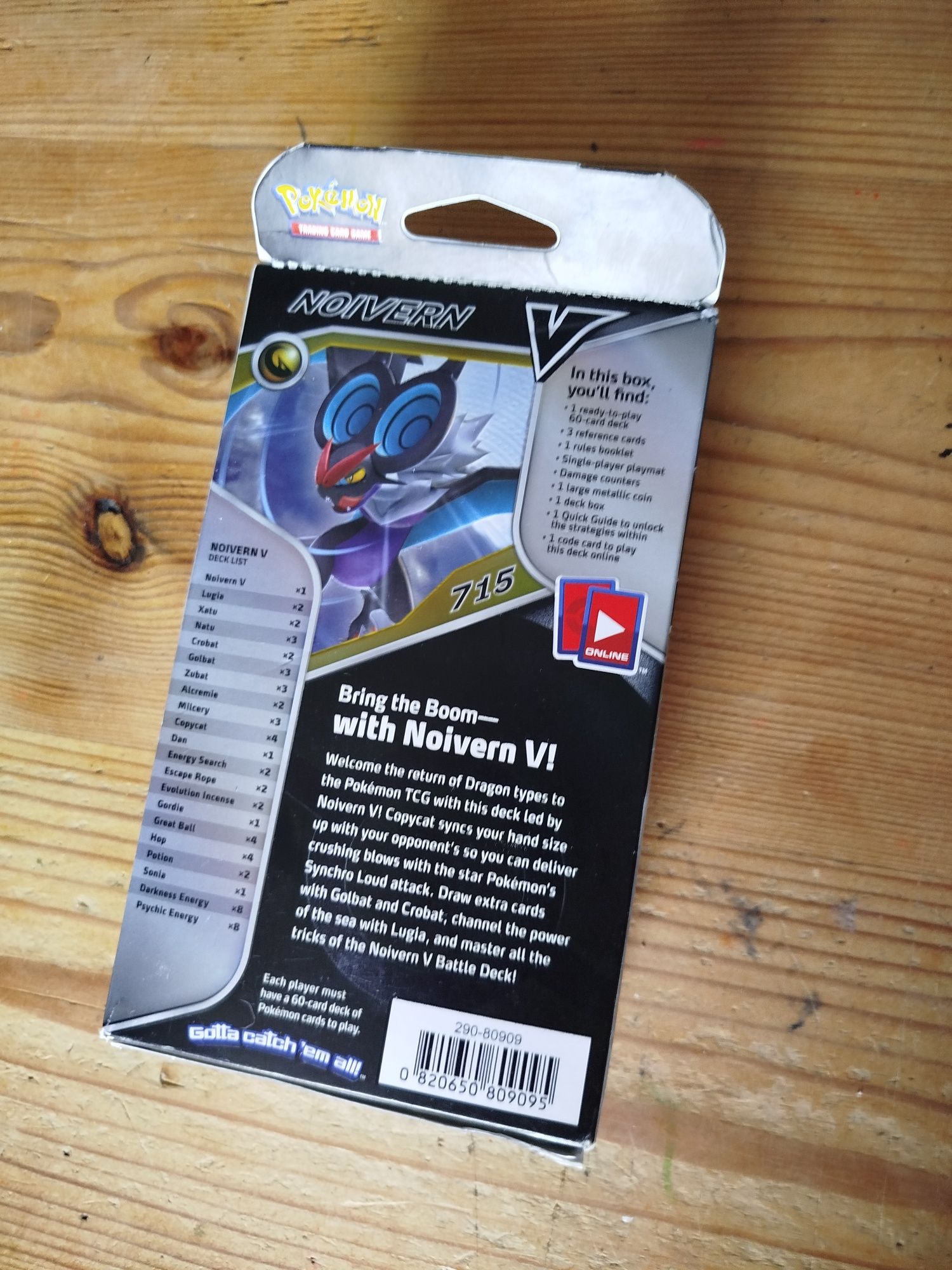 Zestaw kart Pokémon Noivern V - Talia tematyczna fabrycznie zamknięta