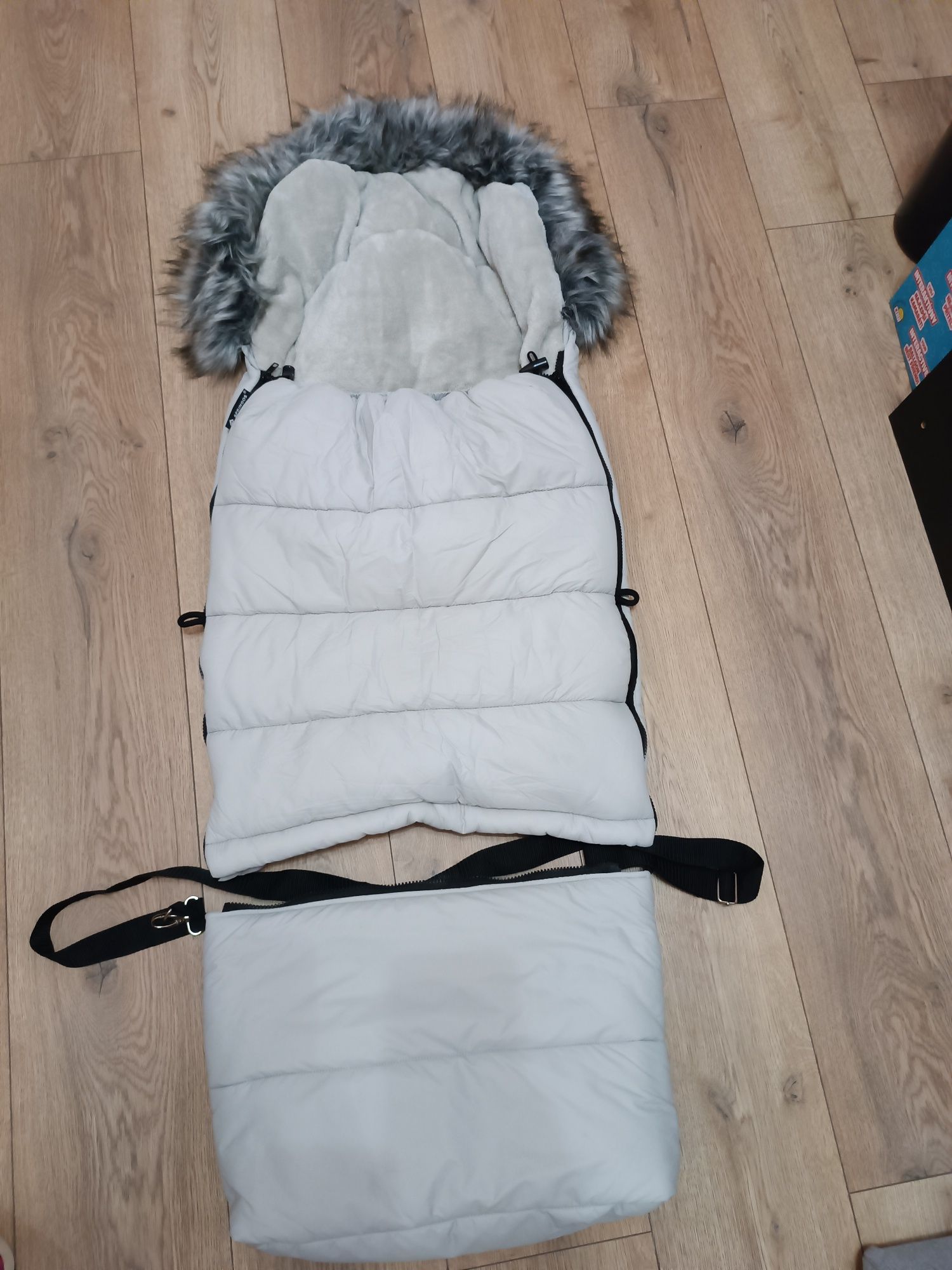 Śpiworek do wózka, gondoli, sanek springos 120 cm