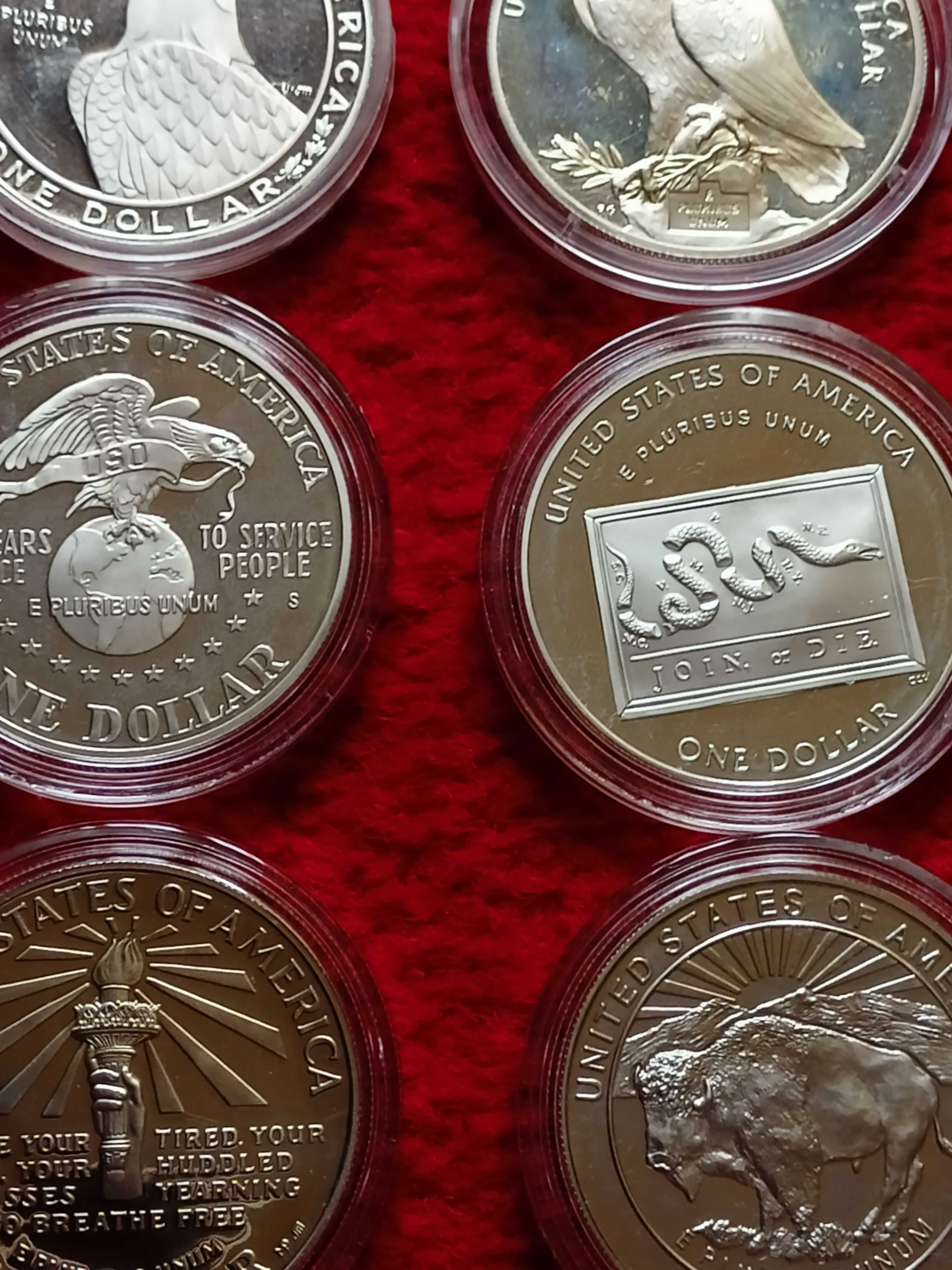 USA, Srebro, 1 Dolar-1 szt.