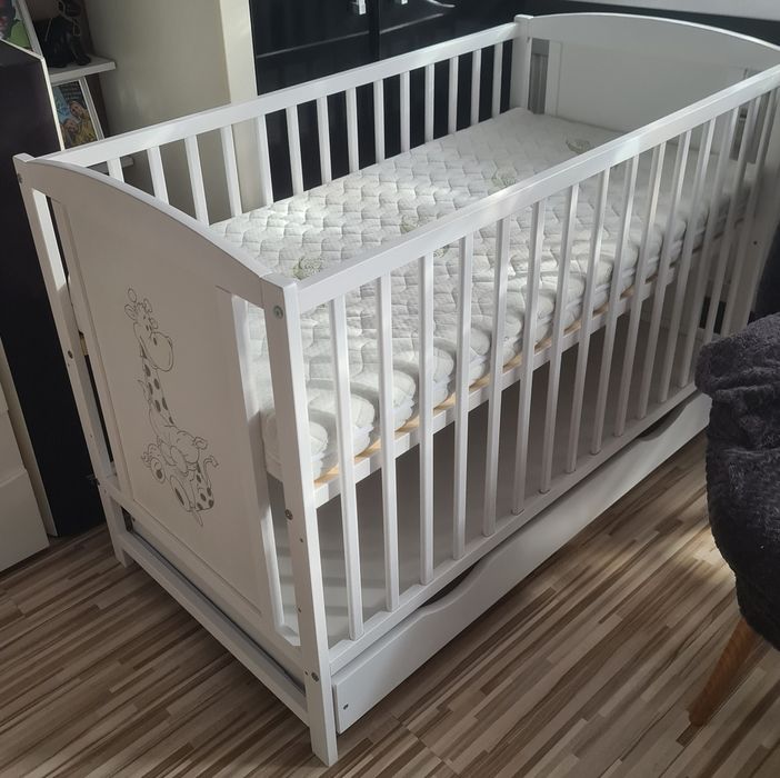 Łóżeczko i materacyk Aloevera aloes 120x60