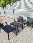 Zestaw mebli ogrodowych taras balkon sofa stół krzesła