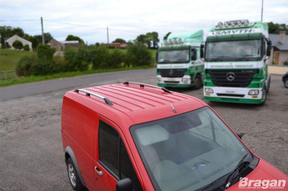 Рейлінги Ford Connect 2004-2011 Коротка база 2007-2015 колір під хром